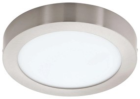 Φωτιστικό Οροφής - Πλαφονιέρα Led 96677 Silver Fueva-C Eglo Μέταλλο,Πλαστικό