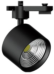 InLight Σποτ Ράγας Μαύρο LED 10W 4000K D:5,5cmX10,5cm T00502-BL