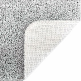 vidaXL Σετ Μάτ Μπάνιου Αντιολισθητικό 3 pcs Γκρι PP