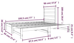 ΚΑΝΑΠΕΣ ΚΡΕΒΑΤΙ ΣΥΡΟΜΕΝΟΣ 2X(90X190) ΕΚ. ΜΑΣΙΦ ΞΥΛΟ ΠΕΥΚΟΥ 3124747