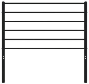 vidaXL Κεφαλάρι Μαύρο 90 εκ. Μεταλλικό