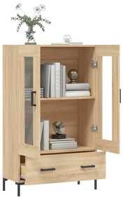 vidaXL Ντουλάπα Sonoma Δρυς 69,5 x 31 x 115 εκ. από Επεξεργασμένο Ξύλο