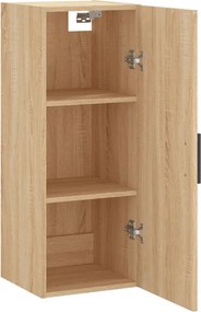 vidaXL Ντουλάπι Τοίχου Sonoma Δρυς 34,5 x 34 x 90 εκ.