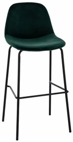 Σκαμπό Bar Vincent HM8579.13 (Σετ 4τμχ) 56,5x47x106cm Pine Velvet, Metal