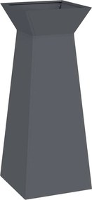 vidaXL Γλάστρα Πυλώνας 2 pcs Ανθρακί 40 x 40 x 100 cm