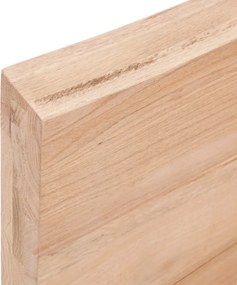 vidaXL Πάγκος Μπάνιου Αν. Καφέ 80x60x(2-6) εκ. Επεξεργ. Μασίφ Ξύλο