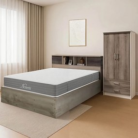 Φοιτητικό πακέτο επίπλων κρεβατοκάμαρας Aroma σετ 3τεμ