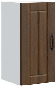 vidaXL ντουλάπι τοίχου κουζίνας "Lucca" Καφέ δρυς καπλαμά ξύλινο