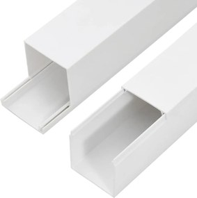 vidaXL Κανάλι Καλωδίων 33 x 33 χιλ. 10 μ. από PVC