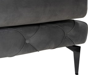 Corner Sofa Como Eco Right - Anthracite, Black Anthracite
Black