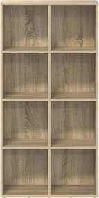 vidaXL Ραφιέρα/Βιβλιοθήκη Sonoma Δρυς 66x30x130 εκ. από Επεξ. Ξύλο