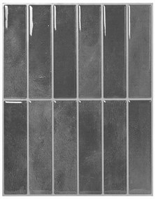 vidaXL Ορθογώνιο Πλακάκι 20 pcs Γκρι 29 x 23 x 0,08 εκ