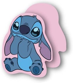 Μαξιλάρι Διακοσμητικό Παιδικό 3D (Με Γέμιση) Disney Home Stitch 188 15cm Pink DimCol 15cm Velboa