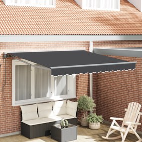 vidaXL Σκηνίτσα Αναδιπλούμενη Ανθρακί 350x250 εκ