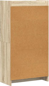 vidaXL Βιβλιοθήκη Sonoma Δρυς 59 x 30 x 111 εκ Επεξεργασμένο Ξύλο
