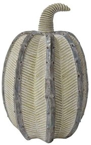 Διακοσμητική Κολοκύθα VRE224 24,2cm Grey-Beige Espiel Polyresin