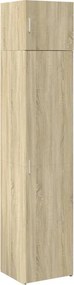 vidaXL Ντουλάπι Αποθήκευσης Στενό Δρυς 45x42,5x225 εκ. Επεξεργ. Ξύλο