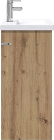 vidaXL Σετ Επίπλων Μπάνιου Artisan Δρυς 61 x 40 x 84,5 εκ