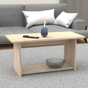 Τραπέζι Kumba pakoworld σε oak απόχρωση 80x40x42εκ
