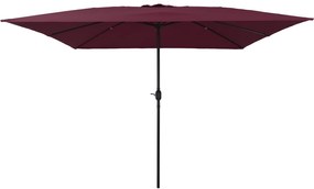 vidaXL Τετράγωνη Κηπογαλιά 295 x 245 cm, Βουργουνδί Καφέ