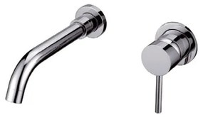 KARAG ARTEMIS Chrome 911-P Μπαταρία Νιπτήρος Εντοιχισμού Χρωμέ Κεραμικό, Κράμα ορειχάλκου