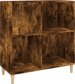 vidaXL Δισκοθήκη Καπνιστή Δρυς 84,5 x 38 x 89 εκ. από Επεξεργ. Ξύλο