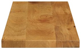 vidaXL Επιφάνεια Τραπεζιού Ορθογώνια 80x20x2,5 εκ. Μασίφ Ξύλο Μάνγκο