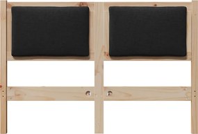vidaXL Κεφαλάρι Άλλο Καφέ 120 cm Μασίφ ξύλο πεύκου