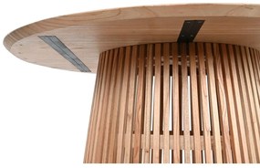 Τραπεζαρία Home ESPRIT Φυσικό ξύλο mindi 150 x 150 x 75 cm