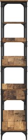 vidaXL Ράφι Βιβλίων 5 επιπέδων 99 x 35,5 x 176 cm Επεξεργασμένο Ξύλο