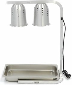 Heating Lamp - 2 Lamps - incl 2 Lamps and 1 x 1/1 GN Container