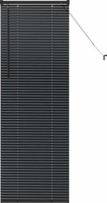vidaXL Βενετσιάνικες Ρόδες Μαύρο 175 x 55 εκ Αλουμίνιο
