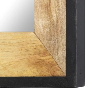 vidaXL Καθρέφτης 80 x 50 εκ. από Μασίφ Ξύλο Μάνγκο