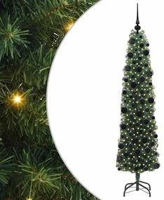 vidaXL Τεχνητό Χριστουγεννιάτικο Δέντρο με 300 LED Πράσινο 180 cm