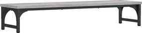 vidaXL Βάση Οθόνης Γκρι Sonoma 85x23x15,5 εκ. από Επεξεργασμένο Ξύλο