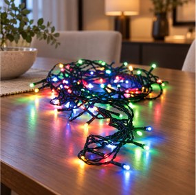 240 LED Φωτάκια - 18 Μέτρα - Χρονοδιακόπτης - Πολύχρωμο