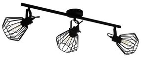 Φωτιστικό Οροφής-Σποτ Tabillano 98764 LS-3 Black Eglo Metal