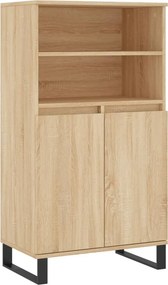 vidaXL Ντουλάπι Sonoma Δρυς 60 x 36 x 110 εκ. από Επεξεργασμένο Ξύλο