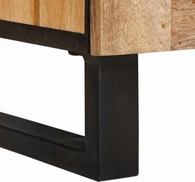 vidaXL Πλαϊνό γραφείο Καφέ 60 x 33 x 75 cm Στερεό ξύλο μάνγκο