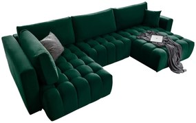 Γωνιακός καναπές Bonita-Prasino-Δεξιά - 350.00 Χ 170.00 Χ 85.00