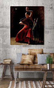 Πίνακας σε καμβά με χορέυτρια KNV484 80cm x 120cm