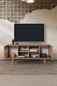 Έπιπλο Τηλεόρασης Καρυδί POTRE 130x35x18