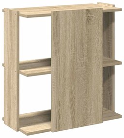 Βιβλιοθήκη 3 Επιπέδων Sonoma Δρυς 60x30x60 εκ. Επεξεργ. Ξύλο - Καφέ