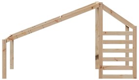 vidaXL Οροφή Κρεβατιού Παιδική 188x97x113 εκ. από Μασίφ Ξύλο Πεύκου