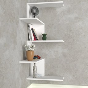 Ράφι Τοίχου Λευκό CLOON 51.5x29.6x109