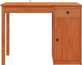 vidaXL Γραφείο Κερωμένο Καφέ 100 x 50 x 74 εκ. Στερεό πεύκο