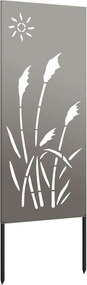 vidaXL Οθόνη Ιδιωτικότητας Κήπου Σκ rusty 50 x 140 εκ