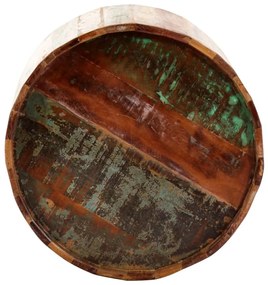 Τραπεζάκι Σαλονιού 38 x 45 εκ. από Μασίφ Ανακυκλωμένο Ξύλο - Πολύχρωμο