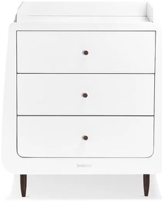 SNUZ Βρεφικό Κρεβάτι &amp; Αλλαξιέρα SNUZKOT CHANGER EBONY