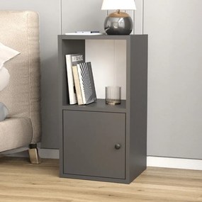 Megapap Κομοδίνο Vito Ανθρακί 34x30x66,4εκ.